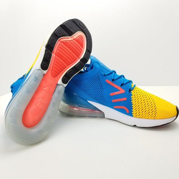 blue orange air max 27